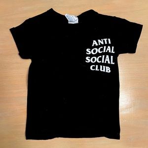 Anti Social Social Club boys t shirt size youth xs